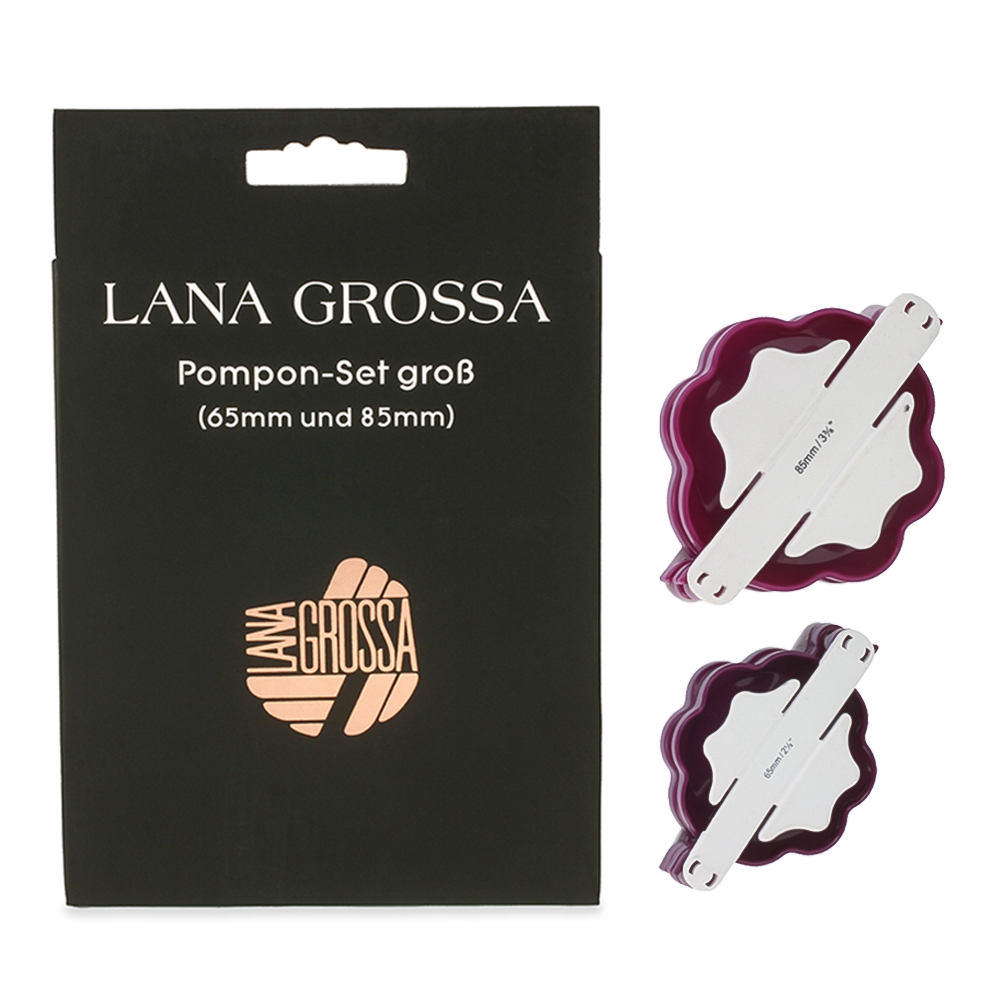 Lana Grossa Pompon-Set groot