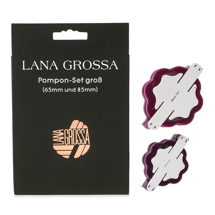 Lana Grossa Pompon-Set groot