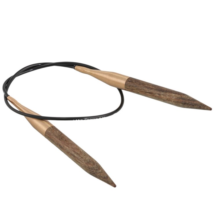 Lana Grossa Rondbreinaalden Designer Hout Signal dikte 7,0/40cm