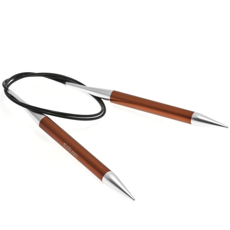 Lana Grossa Rondbreinaalden Aluminium Rainbow dikte 10,0/80cm