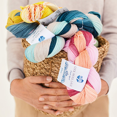 Hand-dyed <br> garens