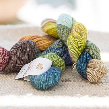 Hand-dyed <br> garens